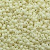 Rocaille 8/0 2021 Matted Opaque Cream 10 gr