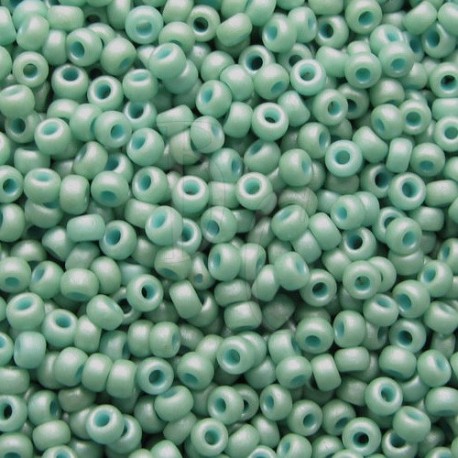 Rocaille 8/0 2028 Opaque Seafoam Luster Matted 10 gr