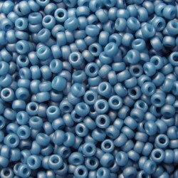 Rocaille 8/0 2038 Matted Opaque Light Denim Luster 10 gr