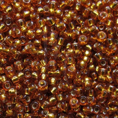 Rocaille 8/0 2422 Silver Lined Topaz 10 gr