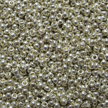 Rocaille 8/0 4201 Duracoat Galvanized Silver 10 gr
