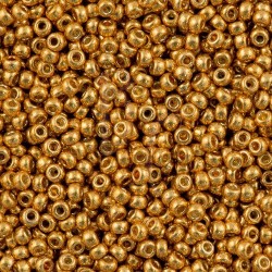 Rocaille 8/0 4203 Duracoat Galvanized Yellow Gold 10 gr