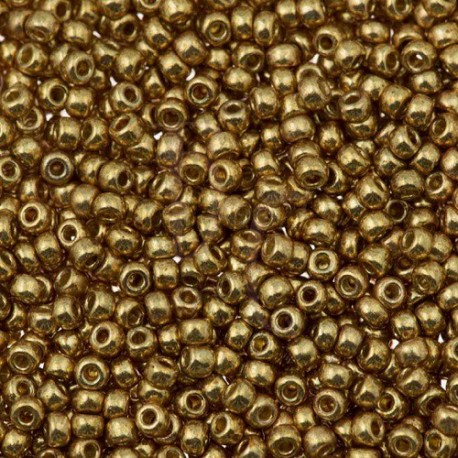Rocaille 8/0 4204 Duracoat Galvanized Champagne 10 gr
