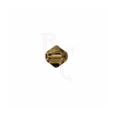 Bicono swarovski 5328 3MM Smoked Topaz