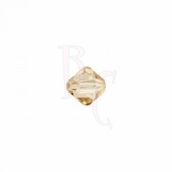 Bicono swarovski 5328 3MM Crystal Golden Shadow