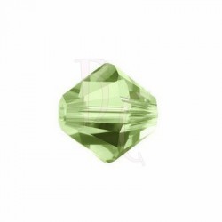 Bicono swarovski 5328 6 MM Peridot - 10 pezzi﻿