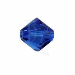 Bicono swarovski 5328 6 MM Capri Blue - 10 pezzi﻿