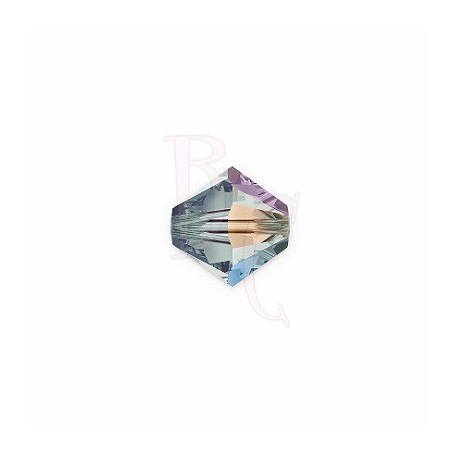 Bicono swarovski 5328 4MM Black Diamond Ab