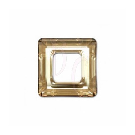 Square Ring Fancy Stone 4439 20 MM Crystal golden shadow