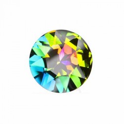 Fancy Round Stone 1201 27 MM Crystal Vitrail Medium