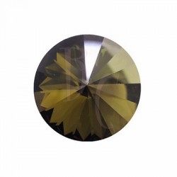 Rivoli Round Stone 1122 18 MM Crystal Bronze Shade