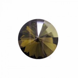 Rivoli Round Stone 1122 16 MM Crystal Bronze Shade