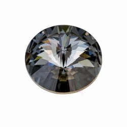 Rivoli Round Stone 1122 18 MM Crystal silver night