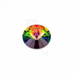 Rivoli Round Stone 1122 14 MM Crystal Vitrail Medium