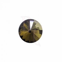 Rivoli Round Stone 1122 14 MM Crystal Bronze Shade