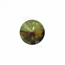 Rivoli Round Stone 1122 14 MM Crystal Iridescent Green