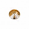 Rivoli Round Stone 1122 14 MM Crystal Golden Shadow