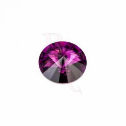 Rivoli Round Stone 1122 14 MM Amethyst