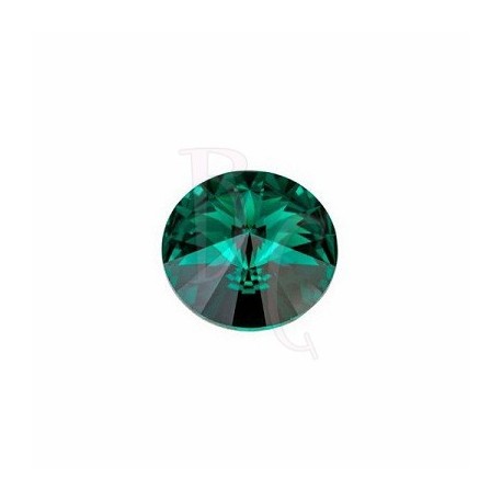 Rivoli Round Stone 1122 14 MM Emerald