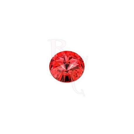 Rivoli Round Stone 1122 12 MM Padparadscha
