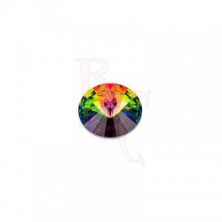 Rivoli Round Stone 1122 12 MM Crystal Vitrail Medium