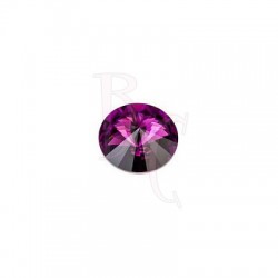 Rivoli Round Stone 1122 12 MM Amethyst