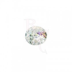 Rivoli Round Stone 1122 12 MM Crystal White Patina