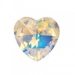 Xilon Heart Pendant Crystal 6228 28 MM Crystal Ab