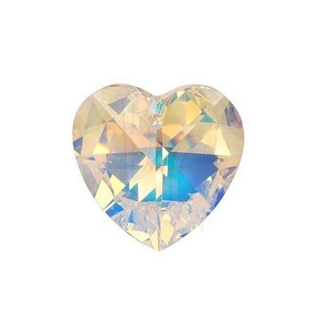 Xilon Heart Pendant Crystal 6228 28 MM Crystal Ab