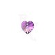 Xilon Heart Pendant 6228 14 MM Crystal Vitrail Light