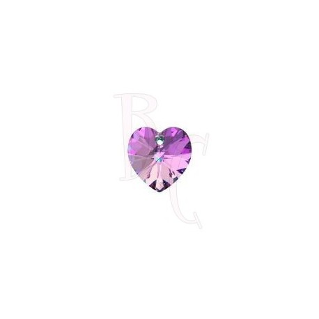 Xilon Heart Pendant 6228 14 MM Crystal Vitrail Light