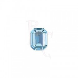 Rectangle Octagon Fancy Stone 4610 14x10 mm Aquamarine