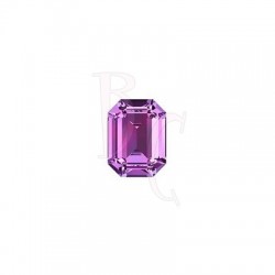 Rectangle Octagon Fancy Stone 4610 14x10 mm Amethyst