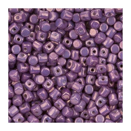 Minos® par Puca® 2,5x3 mm  Opaque Mix Amethyst Gold Ceramic Look 5 gr