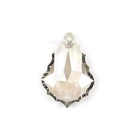Flat Baroque Pendant 6091 28 MM Silver Shade