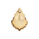 Flat Baroque Pendant 6091 28 MM Crystal Golden Shadow