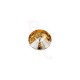 Rivoli Round Stone 1122 12 MM Crystal Golden Shadow