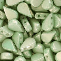 Amos® par Puca® 5x8 mm Opaque Light Green Ceramic Look 10 gr