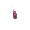 Charms sandalo rosa 24x6 mm