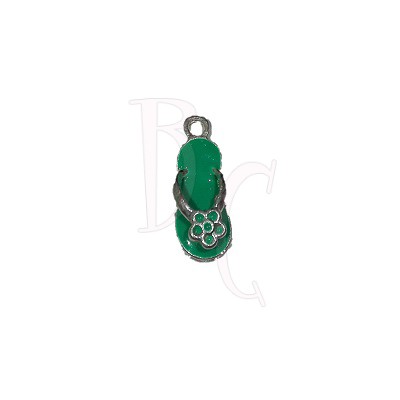 Charms sandalo verde 24x6 mm