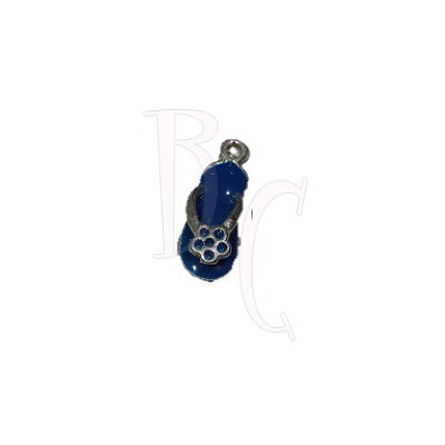 Charms sandalo blu 24x6 mm