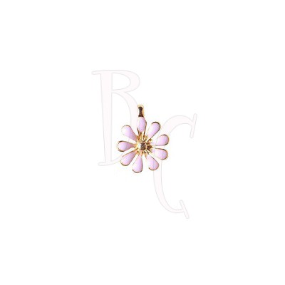 Charms fiorellino cipria 12x15 mm