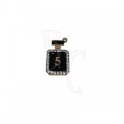 Charms profumo nero 29x17 mm