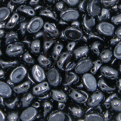 Samos® par Puca® 5x7 mm Jet Hematite 10 gr