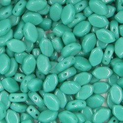 Paros® par Puca® 7X4 mm Opaque Green Turquoise 10 gr