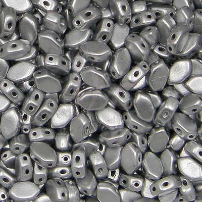Paros® par Puca® 7X4 mm Silver Aluminium Mat 10 gr