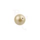 Perla swarovski 5810 8 MM Crystal Pearl Vintage Gold