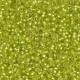 Rocaille 11/0 0014F Matte Silver Lined Chartreuse 10 gr