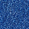 Rocaille 11/0 0019F Matte Silver Lined Sapphire 10 gr
