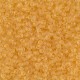 Rocaille 11/0 0132F Matte Transparent Light Topaz  10 gr